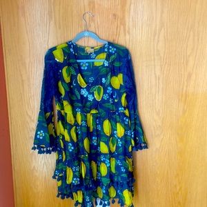 Kaftano limoni yellow brand new dress